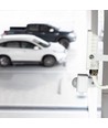 10W LED projektør med sensor, Samsung chip - 800lm, IP65, hvid, 4000K