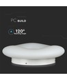 22W Rund LED Designer Pendel - (CCT:3i1) Ø300*H80, Dæmpbar-Hvid