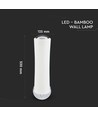 18W LED designer væglampe, dæmpbar - 1200lm, hvid, varm hvid, Triac fasedæmp, 120° lysspredning