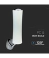 18W LED designer væglampe, dæmpbar - 1200lm, hvid, varm hvid, Triac fasedæmp, 120° lysspredning