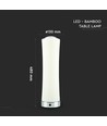 18W LED designer bordlampe - Touch dæmpbar, 1200lm, 3000K, krom finish