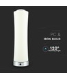 18W LED designer bordlampe - Touch dæmpbar, 1200lm, 3000K, krom finish
