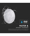 10W LED loftlampe med nødlys - IP65, Samsung LED chip, 3 timers batteritid, Ø32cm, bulkhead