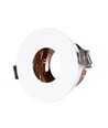 GU10 indbygningsspot - Rund, hvid og rose gold, aluminium, IP20 indendørs