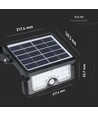 5W LED Solar Projektør - 4000K