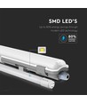 150cm 22W vandtæt LED armatur - IP65, 6400K, inkl. LED rør