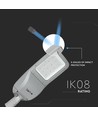 120W LED gadelampe - 130lm/W, IP65, Samsung LED chip, Inventronics driver, grå