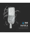 120W LED gadelampe - 130lm/W, IP65, Samsung LED chip, Inventronics driver, grå