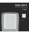 160W LED gadelampe, Samsung LED chip - 130lm/W, 4000K, Type III-M linse, Inventronics driver, IP65 udendørs