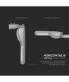 160W LED gadelampe, Samsung LED chip - 130lm/W, 4000K, Type III-M linse, Inventronics driver, IP65 udendørs