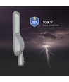 200W LED gadelampe, 130lm/W - Samsung LED chip, IP65, 4000K, Inventronics driver, IK08, grå kabinet