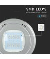 100W LED Nedhængt Gadelygte Samsung Chip 4000K (130lm/W).