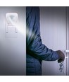 V-Tac IP65 infrarød bevægelsessensor, hvid - 360 grader, 20m rækkevidde, max 1000W LED, udendørs/indendørs