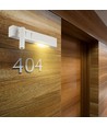 3W+3W LED hotel sengelampe - Hvid, 3000K, aluminium, væglampe