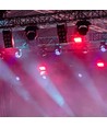 20W Rød LED projektør - IP65 udendørs, Sort hus, arbejdslampe