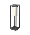 2W LED Solar Bollard - Samsung LED-chip, 3000K, grå hus.