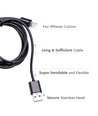 1,5m sort MFi Lightning kabel - 2A, Apple certificeret, holdbart design
