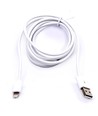 1,5m MFi iPhone kabel - hvid