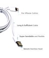 1,5m MFi iPhone kabel - hvid