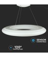 105W designer hængeloftlampe LED - TRIAC dæmpbar, 3000K, hvid