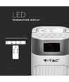 55W LED tårnvifte - temperaturvisning, fjernbetjening, 36 tommer