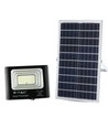 35W Solara LED projektør med solcelle - DC 6.4V, 2450lm, IP65, sort, inkl. fjernbetjening