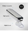 Bluetooth headset med mikrofon, hvid - 170mAh batteri, 10-12 timers spilletid, in-ear design