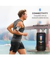 Bluetooth earbuds med mikrofon - Sort, 10m rækkevidde, op til 3 timers spilletid