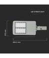 120W LED Gadelampe - Inventronics-dæmpbar, Samsung chip, 4000K, 140lm/W