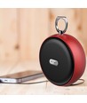 Rød bærbar Bluetooth højtaler - TWS funktion, 800mAh batteri, 4 timers spilletid