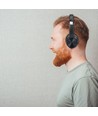 Bluetooth trådløse hovedtelefoner, sort - 500mAh batteri, op til 12 timers spilletid, drejbart hoved