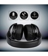 Bluetooth trådløse hovedtelefoner, sort - 500mAh batteri, op til 12 timers spilletid, drejbart hoved