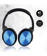 Trådløse Bluetooth hovedtelefoner med drejbare ørebøffer, blå - Op til 12 timers spilletid, 10m rækkevidde