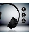 Bluetooth trådløse hovedtelefoner, sort - 500mAh batteri, op til 12 timers spilletid, foldbart design, AUX/Micro SD indgang