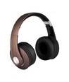 Trådløse Bluetooth hovedtelefoner med justerbar bøjle - Op til 12 timers spilletid, 10m rækkevidde, brun