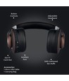 Trådløse Bluetooth hovedtelefoner med justerbar bøjle - Op til 12 timers spilletid, 10m rækkevidde, brun