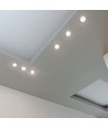 5W Ø8,15cm LED indbygningsspot - Brandhæmmende, Samsung LED chip, IP65, dæmpbar, Hul: Ø5,7 cm, Mål: Ø8,15 cm