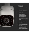 1080P IP overvågningskamera, 12V - IP65, 2.0MP bullet, 20-30m IR, indendørs/udendørs