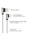 1m USB-C kabel - Grey Diamond Series, grå