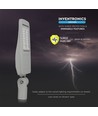 100W LED gadelampe - 140lm/W, 14.000lm, Samsung LED chip, grå, udendørs