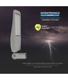 150W LED gadelampe, 140lm/W - Samsung LED chip, Inventronics driver, 5700K, IP65