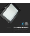 1000W LED Projektør - Samsung Chip, 4000K, Sort Hus, 120lm/W