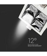 16W Samsung Chip LED indbygningsspot - Firkantet, RA90, Hul: 8,5 x 8,5 cm, Mål: 9,3 x 9,3 cm
