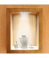 36W Firkantet LED indbygningspanel, Samsung chip - RA90, 2880lm, Hul: 120x120mm, 38 grader
