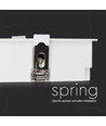 36W Firkantet LED indbygningspanel, Samsung chip - RA90, 2880lm, Hul: 120x120mm, 38 grader