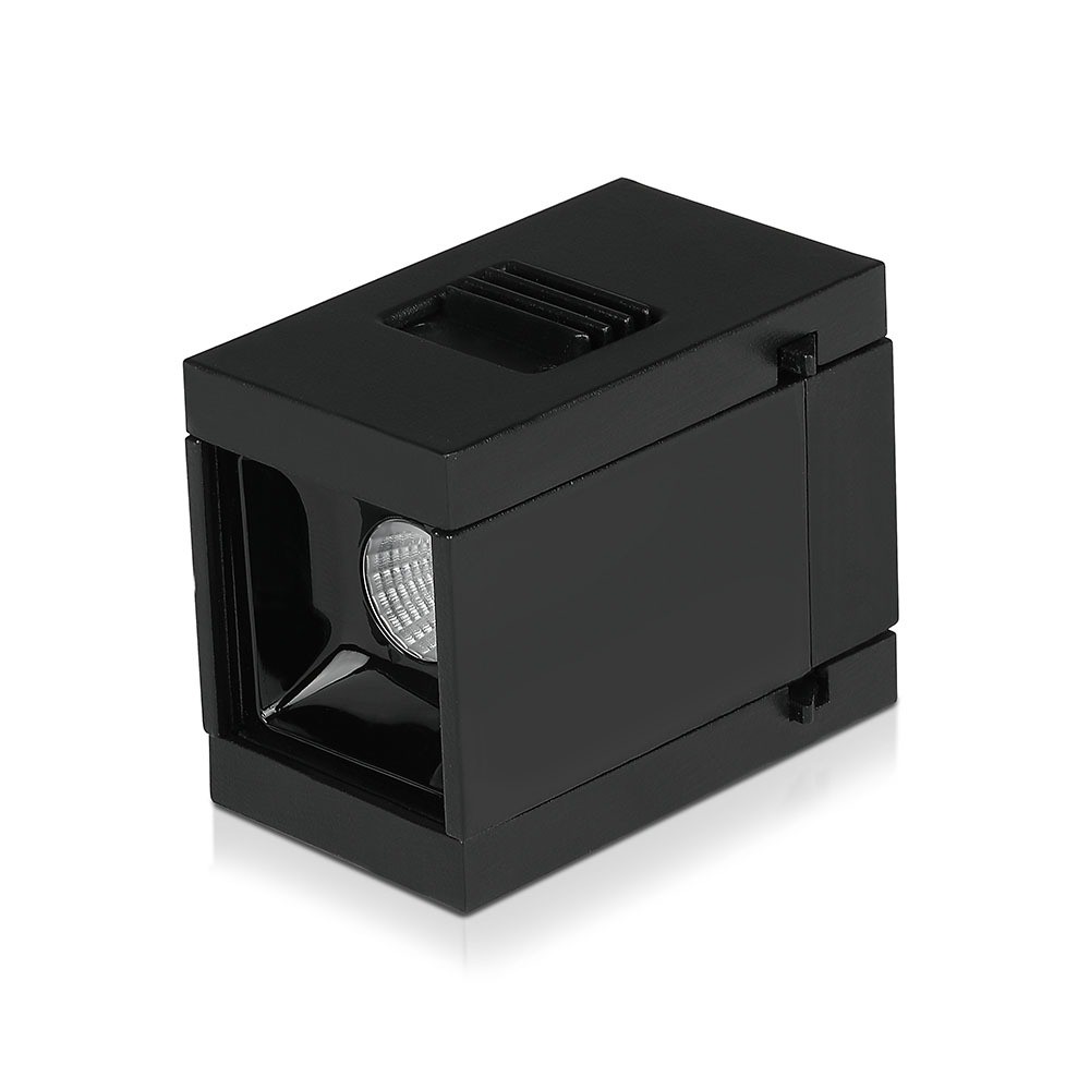 1W LED Magnetisk lineær spotlight - 4000K, sort, IP20, 24V - Kulør : Neutral