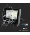 25W Solara LED projektør med solcelle - 550lm, IP65, sort, inkl. fjernbetjening og solpanel