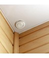 PIR loftssensor til indbygning, 360° - Hvid, 400W LED, 8m rækkevidde, IP20