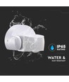 Infrarød bevægelsessensor - hvid hus, IP65 (maks: 600W LED)