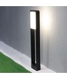 10W LED bedlampe, 80cm - IP65, sort, Samsung LED chip, kold hvid, udendørs